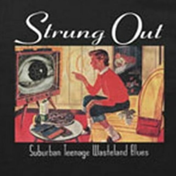 Strung Out Suburban Teenage Wasteland Blues T-Shirt Punk Rock Band Graphic Tee - Picture 2 of 5